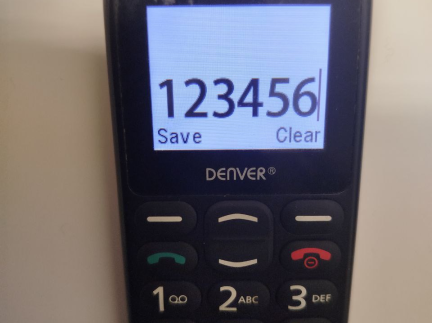 Кнопковий телефон Denver