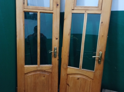 Двері подвійні соснові