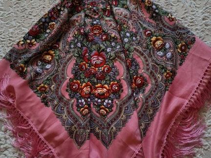 Хустки синя та розова