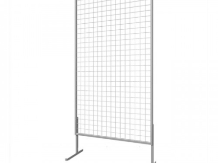 Металевий сітчастий стелаж та корзини до нього