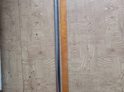 Турнік саморобний грубостінний нержавіючий 85 см