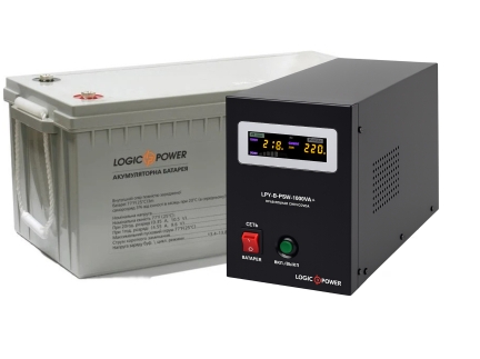 LOGIC POWER 1000VA+ з чистим синусом + акум 250АН