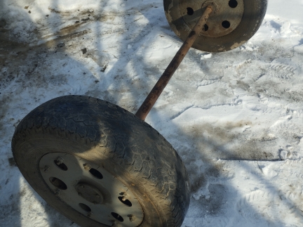 Вісь для виготовлення причепа