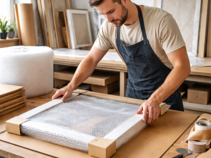 Пакувальник рамок для картин