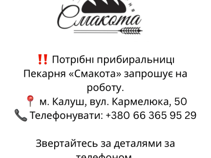 Потрібні прибиральники