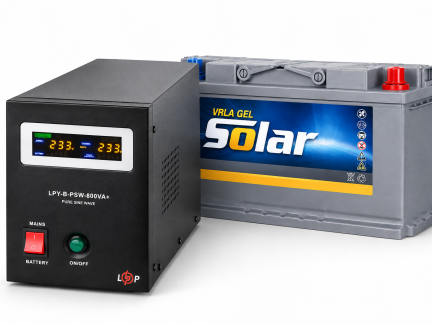 LOGIC POWER 800 з чистим синусом +акумулятор 130AH