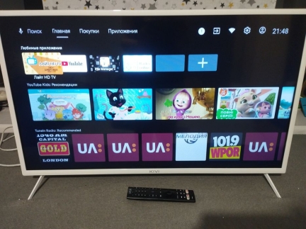 Телевізор Kivi 32F710 Smart Android 11, Wi-Fi, Full HD