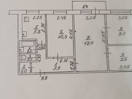4-кімнатна квартира