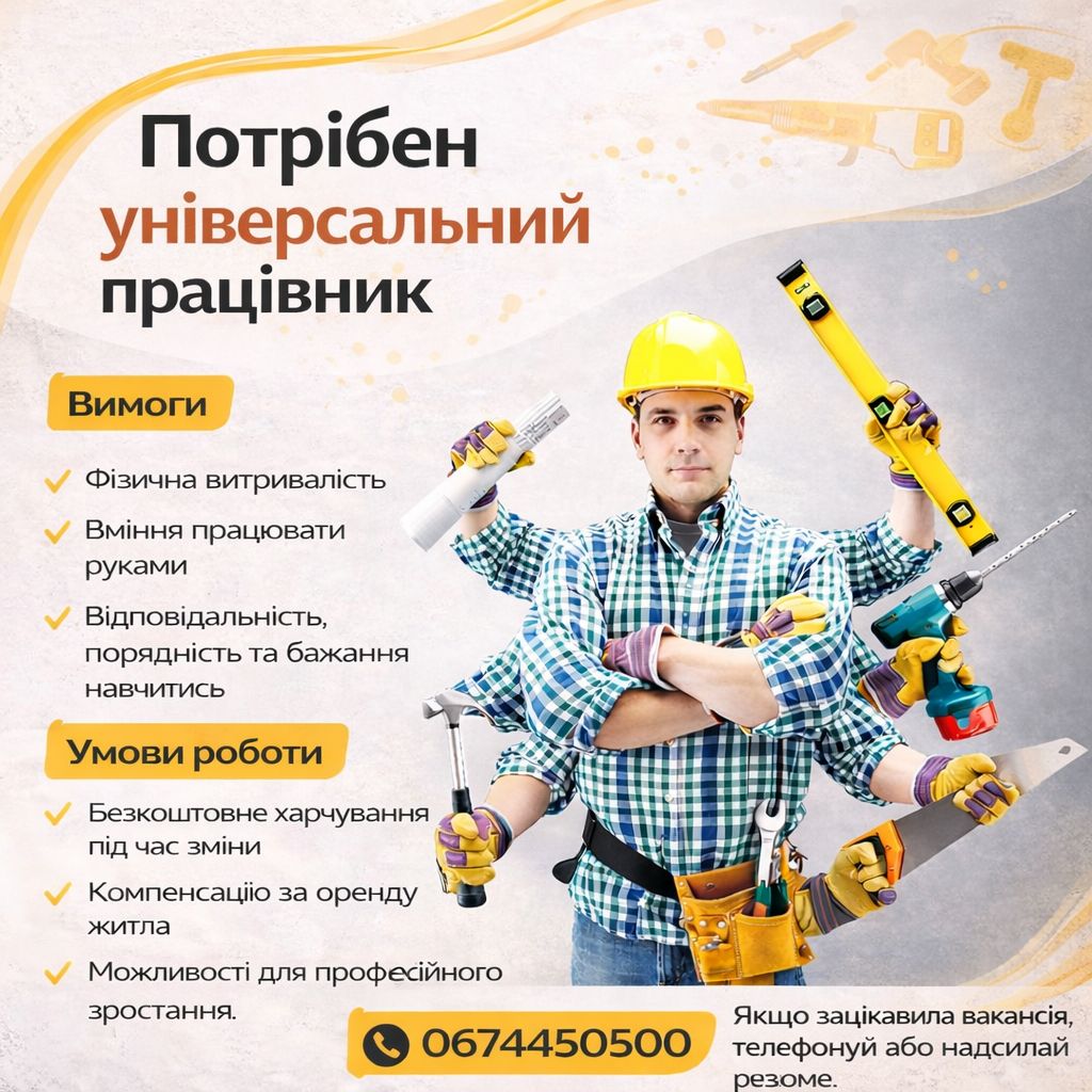 робота Надвірна Яремче Буковель працівник